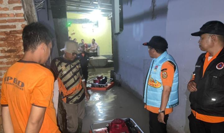 Curah Hujan Tinggi Picu Banjir di Bandar Lampung, 9 Kecamatan Terdampak